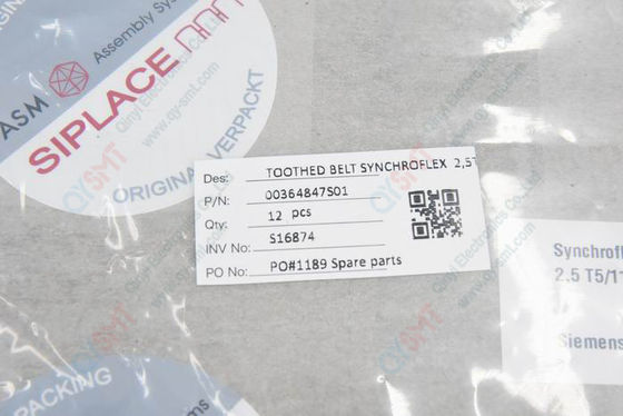 SIEMENS -  TOOTHED BELT SYNCHROFLEX  2,5T5 - 1160 00364847S01