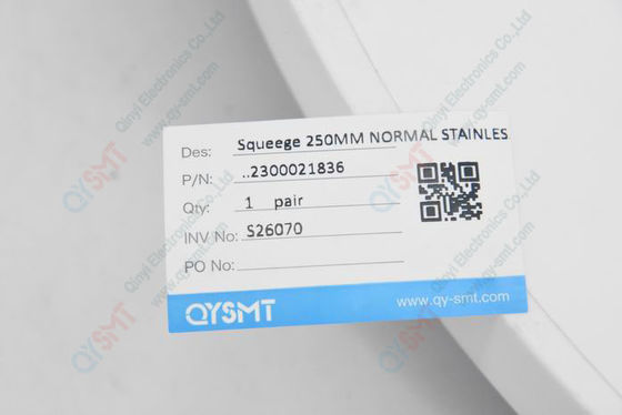 DEK - SQUEEGEE Squeege 250MM NORMAL STAINLESS BLADE ..2300021836