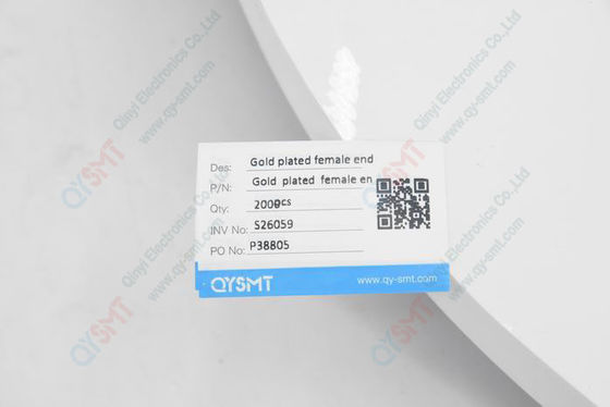 Gold plated female end Gold plated female end